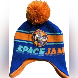 Space Jam Blue and Orange Beanie